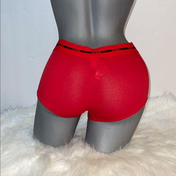 VICTORIAS SECRET PINK LOGO WAISTBAND BOYSHORT UNDERWEAR PANTY. NWT - Picture 10 of 14